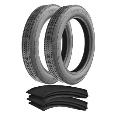 Imagem de Kit 2 Pneus Carroça Charrete 450-21 Eb35 Rinaldi + Camaras