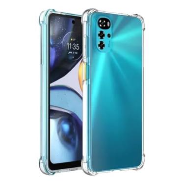 Imagem de [GL CASES] Capa Moto G22 Slim Clear Anti Impacto Reforçada Silicone Transparente Case Flexível Capinha Motorola Moto G22 Anti Choque Encaixe Preciso Com Proteção Para Câmera e Tela