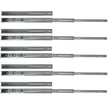 Imagem de Kit 10 corrediças telescópicas 40cm 25kg para gaveta 5 pares