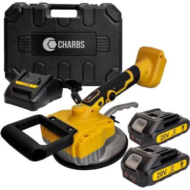 Imagem de Máquina Para Assentar Piso Cerâmica Ventosa 2 Baterias 20V