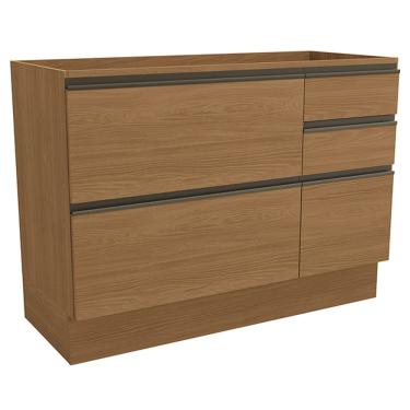 Imagem de Balcao Pia Sem Tampo 1P 4G 120 cm Maxxi G746 Canela Kappesberg