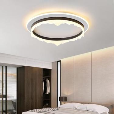 Imagem de Luminária de teto LED para quarto infantil, moderna, decoração de teto para meninas e meninos, regulável com controle remoto, 3500K-6500K, luminária de teto para quarto de bebê, sala de esta