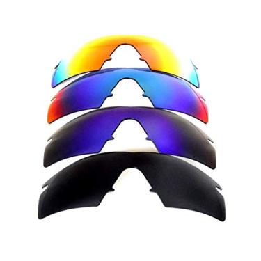 Imagem de Lentes de reposição Galaxy para Oakley M Frame Strike Polarizado Multi Selection..,, preto/azul/verde/vermelho, mframea1