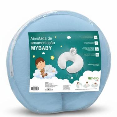 Imagem de Almofada para Amamentação My Baby Copespuma Theva Azul - Theva Copespu