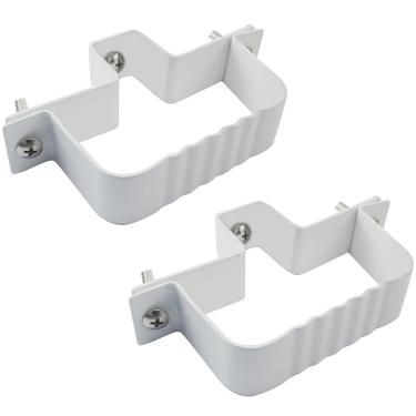 Imagem de XGNG 2 peças 50 x 80 mm liga de alumínio fundido Downpipe fixação, ferragens, suportes de parede e fixadores