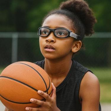 Imagem de Óculos de proteção infantil p/ futebol esportes aceita grau d - ALÍKI,