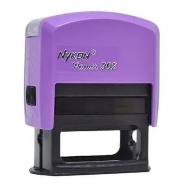 Imagem de Carimbo Automático Nykon 302 Lilás