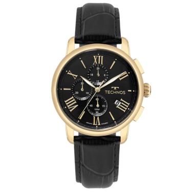 Imagem de Relógio Technos Masculino Ref: Js15enx/0p Cronógrafo Dourado