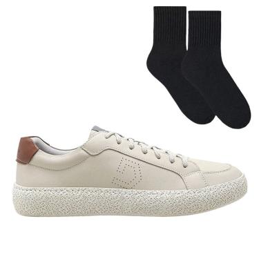 Imagem de Kit Sapatênis Democrata Denim Bora Masculino + Par De Meia