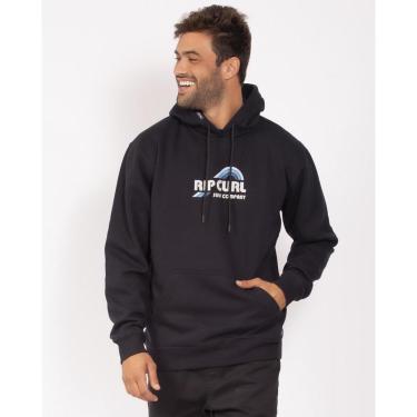 Imagem de MOLETOM RIP CURL PUMP PRINT HOOD - BLACK - P-Masculino