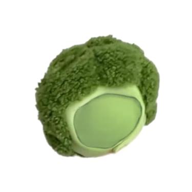 Imagem de simhoa Boneca de pelúcia de brócolis, acessório adorável e versátil para vestir, chaveiro compacto e confortável, brinquedo de pelúcia
