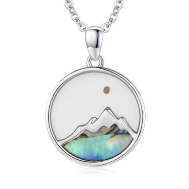 Imagem de YEESIA Colar de semente de mostarda para mulheres, colar cristão de joias de semente de mostarda, colar de fé com pingente de semente de mostarda, presente religioso para ela, non, Prata esterlina