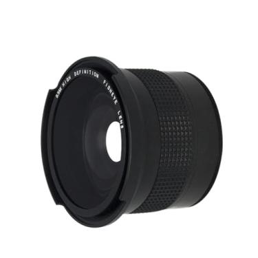 Imagem de MOOKEENONE 1*Black 58MM 0.35X Detachable Camera Macro Fisheye Lens Multi-Coated Wide Angle for Canon SLR DSLR