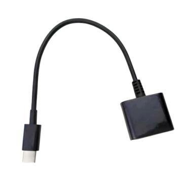 Imagem de Cabo adaptador de 30 pinos fêmea para USB-C 3.1 macho tipo-C acessórios componentes de computadores (preto)