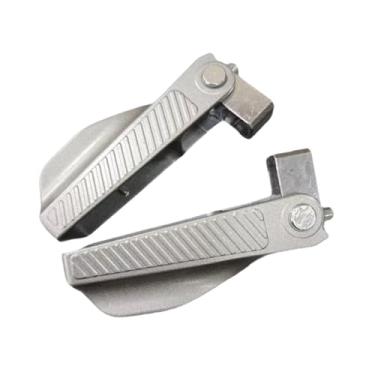 Imagem de oshhni Pedais traseiros para bicicleta elétrica, apoios para os pés traseiros, resistentes, substitui diretamente, acessórios de instalação simples, apoios