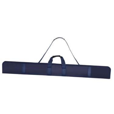 Imagem de KiBcsLic Estojo de transporte para taco de sinuca 130 cm 3/4, capa protetora, acessórios profissionais, adequado para armazenamento de 2 varas, alça de ombro, Azul Escuro