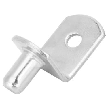 Imagem de GLOGLOW Passador de Suporte de Prateleira, Suporte de Plástico Metálico, Hardware de Prateleira de Fácil Instalação para Guarda-roupas, Armários, Displays