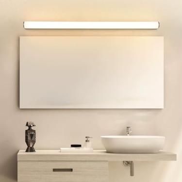 Imagem de GZZBMY Luz de espelho LED Arandelas de parede de banheiro Lâmpada de parede de alumínio à prova d'água Iluminação de imagem Banheiro Iluminação de parede Sala de estar Quarto Escada Mesa de vestir