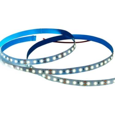 Imagem de Fita LED 120led Por Metro para Perfil IP20 12V 5 Metros Bivolt Com ou Sem Fonte Muito brilhante(2,6500K-Com Fonte)