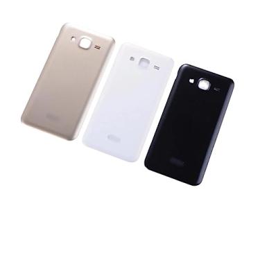 Imagem de SHOWGOOD Capa traseira para Samsung Galaxy J5 2015 J500 J500F J500H J500FN Capa traseira da porta da bateria (preto)