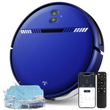 Imagem de XIEBro Life Combo robô aspirador de pó e esfregão, aspirador de pó automático inteligente, robô de limpeza 2 em 1 com programação, WiFi/aplicativo/voz, fino, ideal para pelos de animais de estimação