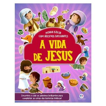 Imagem de A Vida De Jesus - Bíblia Com Adesivos Brilhantes