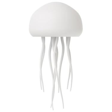 Imagem de Controle Voz Lampada Agua Viva Dançante 171x86x86mm 8 Cores Luz Noturna Quarto Luminaria Quarto(Sem base)