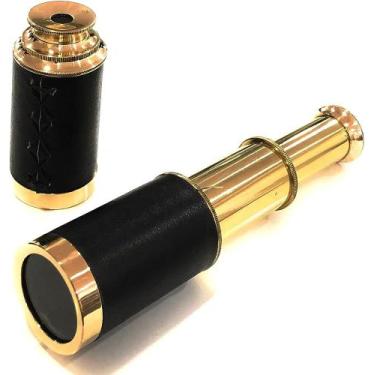 Imagem de Telescope Captains Pirates Spyglass de latão de 6 polegadas para crian