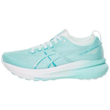 Imagem de ASICS Tênis de corrida feminino Gel-Kayano 31, Menta iluminada/prata pura, 35