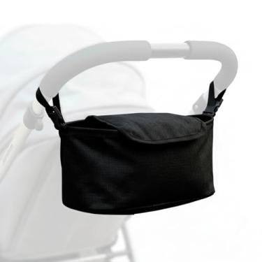 Imagem de Bolsa Salvadora Para Mães Porta Fralda Lenço Mamadeira Impermeável (Preto)