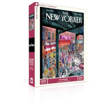 Imagem de New York Puzzle Company - New Yorker New Heights - Quebra-cabeça de 1000 peças para noites de jogos em família por Victoria Tentler-Krylov