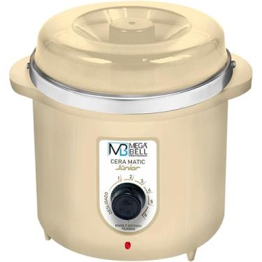 Imagem de Mega Bell, Panela aquecedora de cera para depilação, Termocera, Cera-Matic Júnior, Sem refil, Bivolt, 400g, Beje