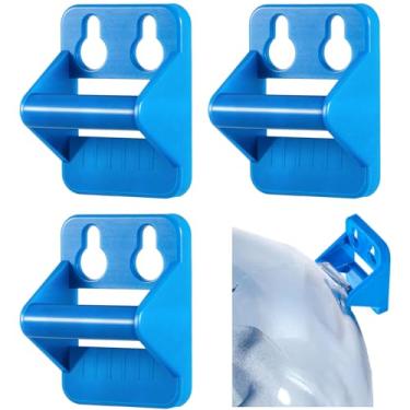 Imagem de Barydat 4 peças de suporte de balde de gelo compatível com Saf T bolsa de gelo para armazenamento de balde de gelo, acessório de gerenciamento de gelo, balde de gelo, secagem sanitária, azul