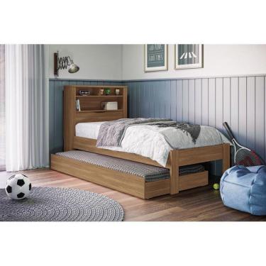 Imagem de Cama Solteiro Invicta C/Auxiliar Jatoba - Santos Andirá