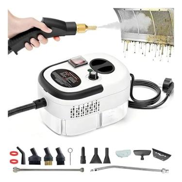 Imagem de Limpador A Vapor Portátil De 2500 W Máquina Limpeza Pressurizada Alta Temperatura Com Cabeças Escova E Luvas Pa Esterili (Branco 220V)