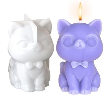 Imagem de Molde de vela para cães, molde de resina epóxi, ferramenta de fundição de gesso para decoração de mesa de silicone, molde de concreto 3D para decoração de casa