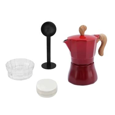 Imagem de Phefop Cafeteira Italiana, Liga de Alumínio, Design Durável, Capacidade de 150ml, Perfeita para Famílias Pequenas e Amantes de café (#13)