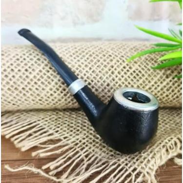 Imagem de Cachimbo Preto Velho De 12 Cm Pretos Velhos Umbanda - Axe Preto