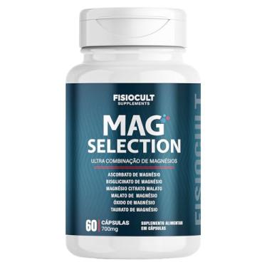 Imagem de Magnésio 350 mg por Porção Blend com 6 Tipos de Magnésio 60 Cápsulas Suplemento Alimentar Sem Glúten Uso Adulto