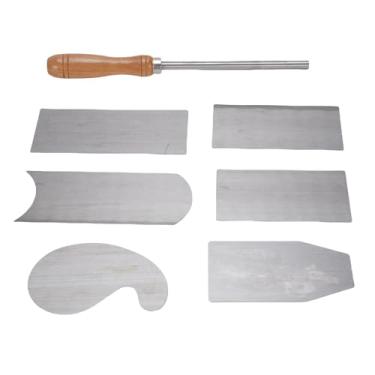 Imagem de YWBL-WH Conjunto de Raspador de Armário, 6 Peças, Multi Formato, Aço Manganês, Ferramentas de Raspagem para Projetos de Marcenaria, Fabricantes de Móveis