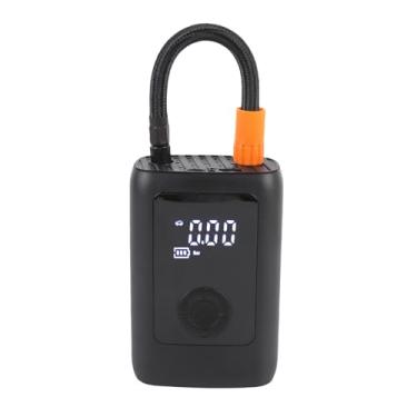 Imagem de Generic Compressor de Ar Portátil, Inflador de Pneus Recarregável de 4000mAh Com Desligamento Automático e Lanterna LED, Dispositivos de Inflação Sem Fio de 153 (Inflador sem fio MI01 preto)