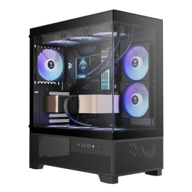 Imagem de Gabinete Gamer Gamdias AURA GC12 Preto com 6 Fans