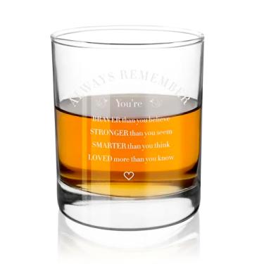 Imagem de Presentes inspiradores para mulheres e homens - Presentes motivacionais de incentivo de pato para mulheres e homens, copos de uísque de 290 ml, presente de aniversário de Natal e Dia dos Namorados