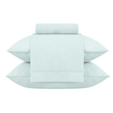 Imagem de Kit Jogo de Lençol Buddemeyer 4 Peças Cama Queen 200 Fios Gran Percall
