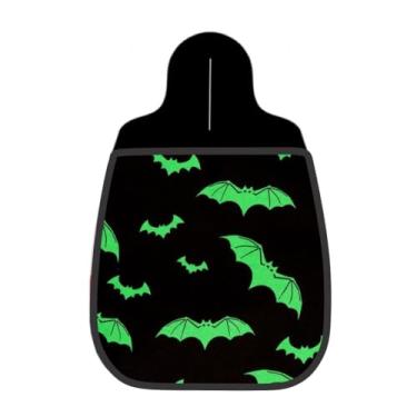 Imagem de Lixeira De Carro Organizador Lixinhocar Morcegos Neon Preto