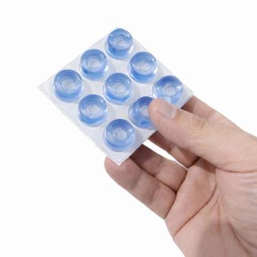 Imagem de Protetor PVC Silicone 22mm Anti Impacto Ruído Amortecedor Porta Maçane