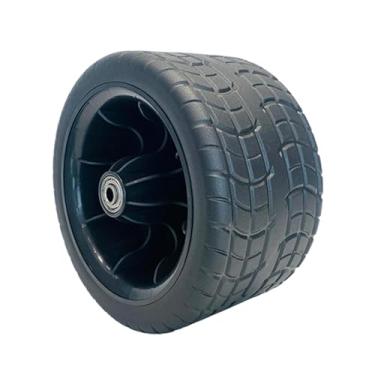 Imagem de IEUDNS Roda de Carrinho de Mão à Prova de Furos, Pneu Sólido de 7 Polegadas, Rodízio para Carrinho de Camping, Churrasqueira, Cortador de Grama, Carrinho de, Estilo D