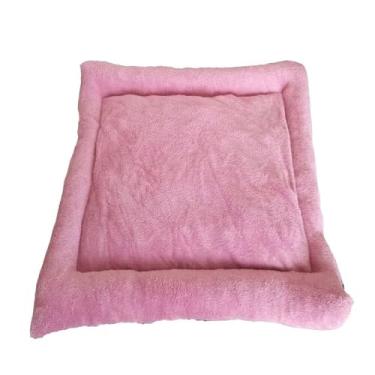 Imagem de Colchonete Pet Pequeno Soft Atacadão, Retangular, Confortável, Alta Durabilidade, para Cães e Gatos, Rosa