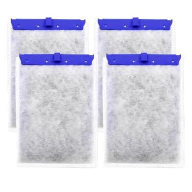 Imagem de pewyoke Cartuchos de filtro de aquário grandes, pacote com 4, compatíveis com a série de filtros Whisper Bag, serve nos modelos 20i, 40i/IQ20, 30, 45, 60/PF20, 30, 40, 60
