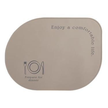 Imagem de 2 peças, jogo americano de silicone, multifuncional, impermeável, lavável, isolamento térmico, tapete para porta-copos para mesa de jantar, acessórios de cozinha, ideal para uso na cozinha de jantar